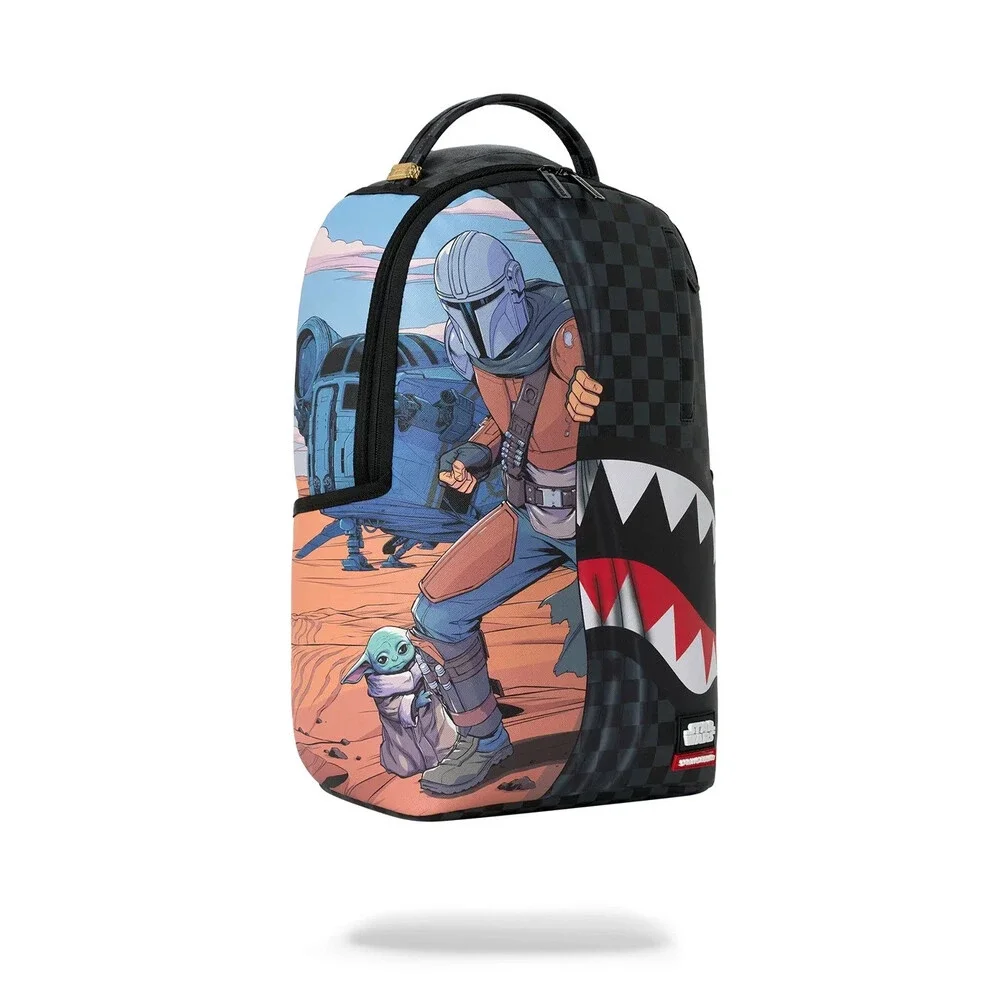 Sprayground Star Wars Mando Grogu Get To The Ship Backpack Unisex Multi SPR366